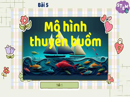 Bài giảng STEM Lớp 5 - Bài 5: Mô hình thuyền buồm